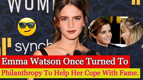 emma watson philanthropy